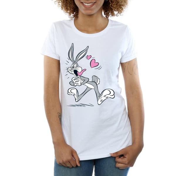 Looney Tunes Womens/Ladies Bugs Bunny In Love Cotton T-Shirt