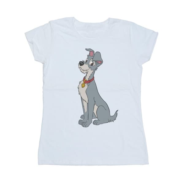 Disney Dam/Tjej Lady And The Tramp Spaghetti Hjärta Bomulls-T-shirt
