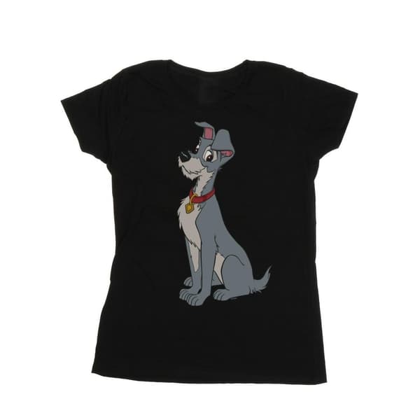 Disney Dam/Tjej Lady And The Tramp Spaghetti Hjärta Bomulls-T-shirt