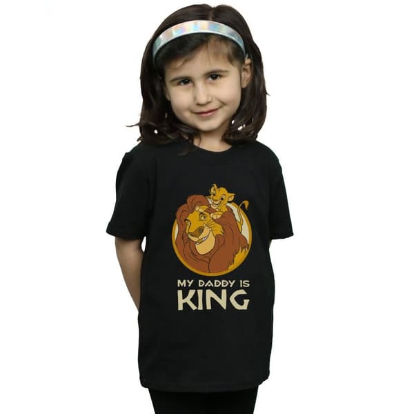 Disney Lejonkungen Min pappa är kung T-shirt i bomull för flickor