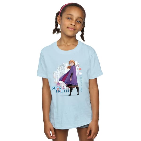 Disney Frozen 2 Anna Seek The Truth T-shirt i bomull för flickor