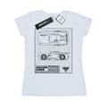 Miniatyrbillede 1 af 5: Disney Womens/Ladies Cars Jackson Storm Blueprint Cotton T-Shirt