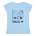 Miniatyrbillede 1 af 2: Disney Womens/Ladies Cars Jackson Storm Blueprint Cotton T-Shirt