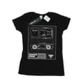 Miniatyrbillede 1 af 5: Disney Womens/Ladies Cars Jackson Storm Blueprint Cotton T-Shirt
