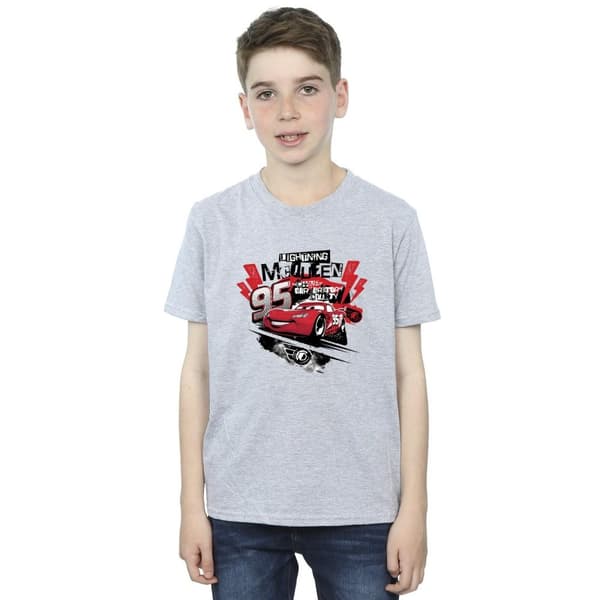 Disney Boys Cars Lightning McQueen Collage T-Shirt