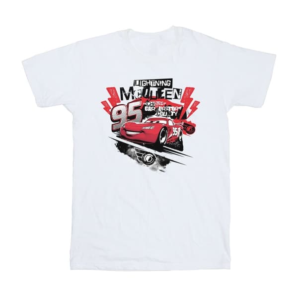 Disney Boys Cars Lightning McQueen Collage T-Shirt