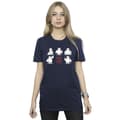 Miniatyrbild 2 av 3: Disney Dam/kvinnor Big Hero 6 Baymax Many Poses Boyfriend-t-shirt i bomull