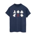 Miniatyrbild 1 av 3: Disney Dam/kvinnor Big Hero 6 Baymax Many Poses Boyfriend-t-shirt i bomull
