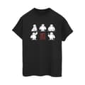 Miniatyrbild 1 av 3: Disney Dam/kvinnor Big Hero 6 Baymax Many Poses Boyfriend-t-shirt i bomull