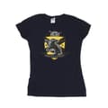 Miniatyrbillede 1 af 3: Harry Potter Womens/Ladies Hufflepuff Chest Badge Cotton T-Shirt