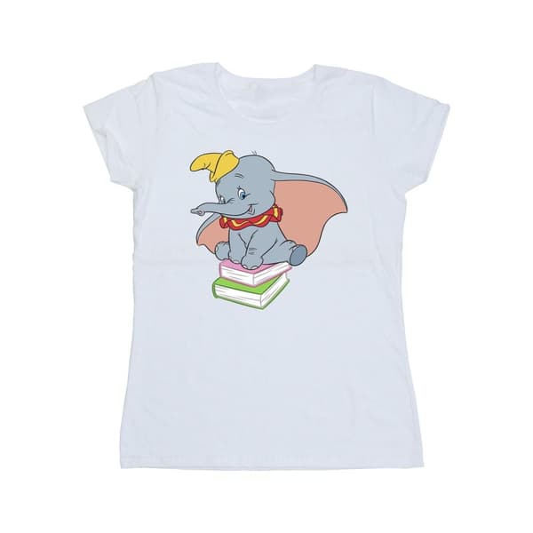 Disney Dam/Lady Dumbo Sitter På Böcker T-shirt i bomull