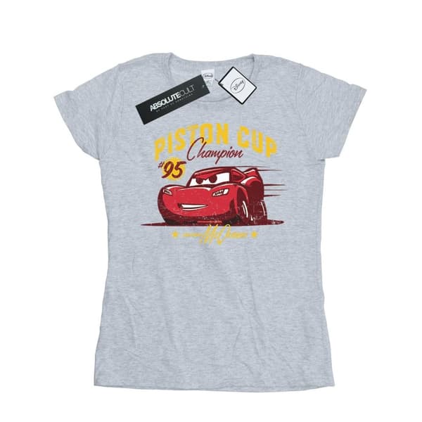 Disney Dam/Tjej Cars Piston Cup Champion T-shirt i bomull
