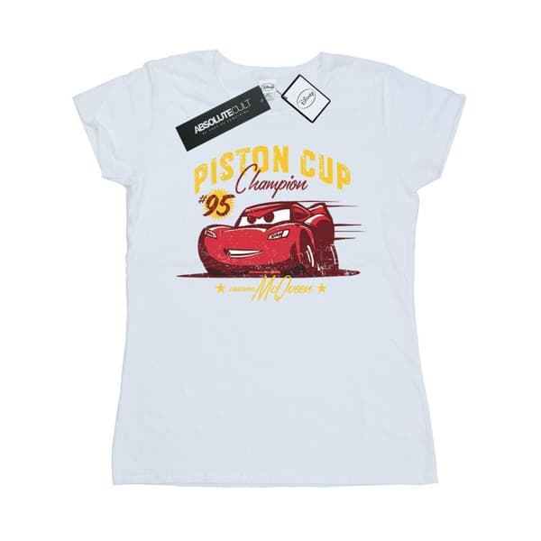 Disney Dam/Tjej Cars Piston Cup Champion T-shirt i bomull