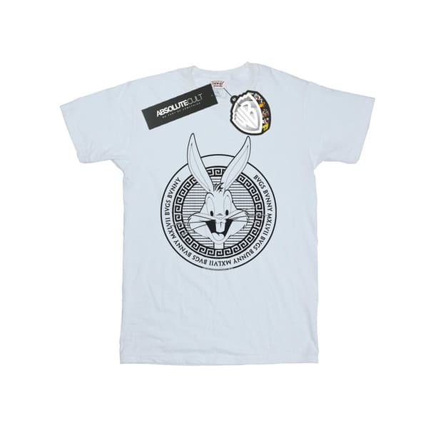 Looney Tunes T-shirt i bomull med grekisk cirkel från Bugs Bunny