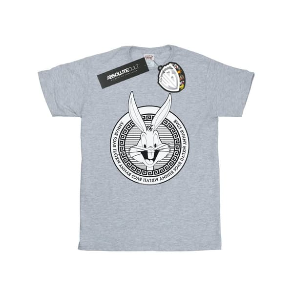 Looney Tunes T-shirt i bomull med grekisk cirkel från Bugs Bunny