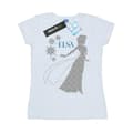 Miniatyrbilde 1 av 5: Disney Womens/Ladies Frozen Elsa Christmas Silhouette Cotton T-Shirt
