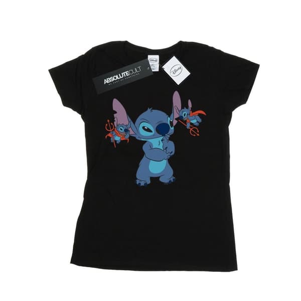 Disney Womens/Ladies Lilo And Stitch Little Devils Cotton T-Shirt