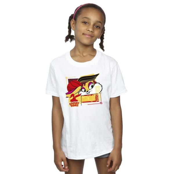 Looney Tunes Girls Lola Rabbit New Year Cotton T-Shirt