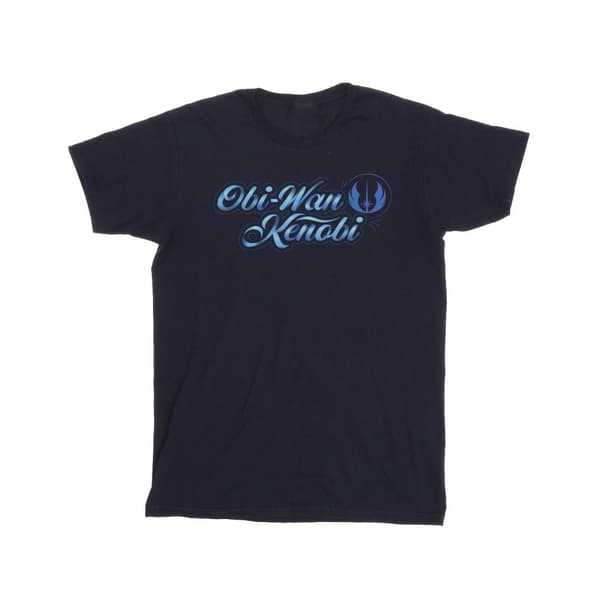 Star Wars Pojkar - Obi-Wan Kenobi T-shirt med skriftband
