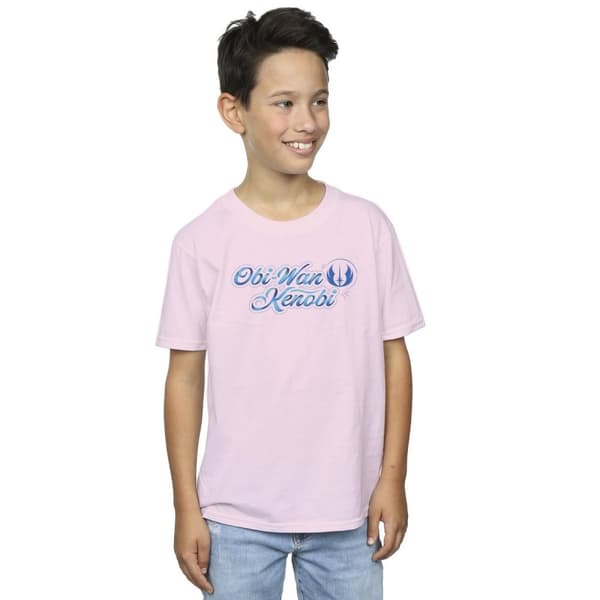 Star Wars Pojkar - Obi-Wan Kenobi T-shirt med skriftband