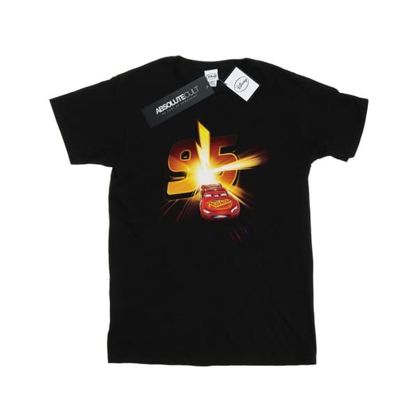 Disney Mens Cars Lightning McQueen Burst T-Shirt