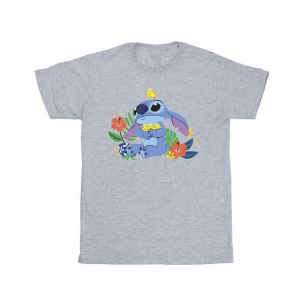 Disney Mens Lilo & Stitch Birds T-Shirt