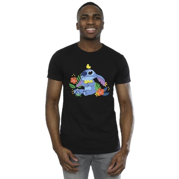 Disney Mens Lilo & Stitch Birds T-Shirt