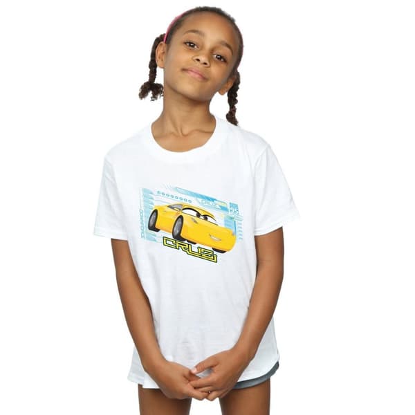 Disney Cars Cruz Ramirez bomulls-T-shirt för flickor