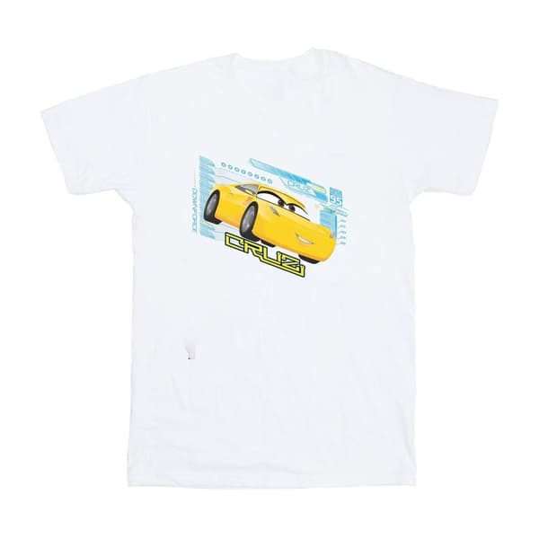 Disney Cars Cruz Ramirez bomulls-T-shirt för flickor White 9-11 Years