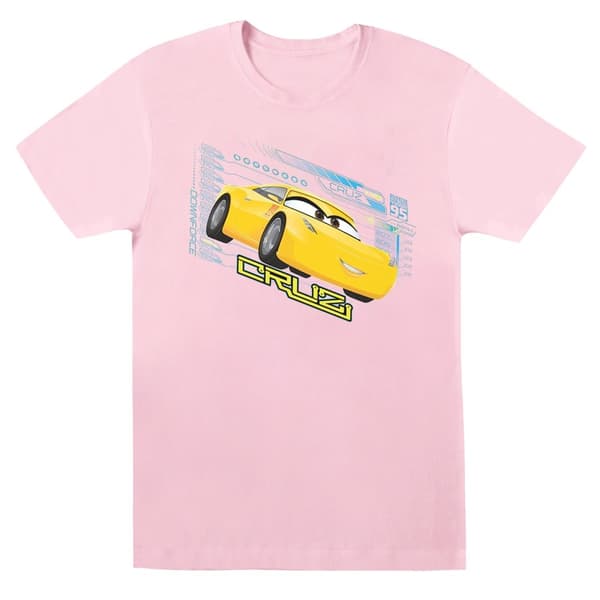 Disney Cars Cruz Ramirez bomulls-T-shirt för flickor