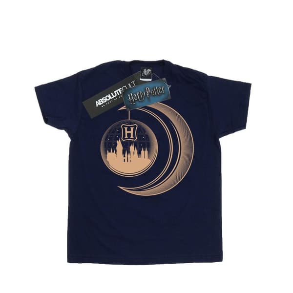 Harry Potter Womens/Ladies Hogwarts Moon Cotton Boyfriend T-Shirt
