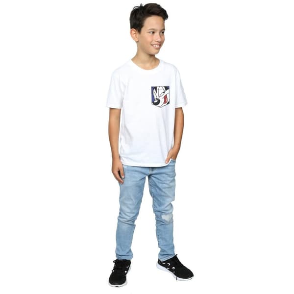 Looney Tunes Pojkar - Pepe Le Pew Face T-shirt med fuskficka