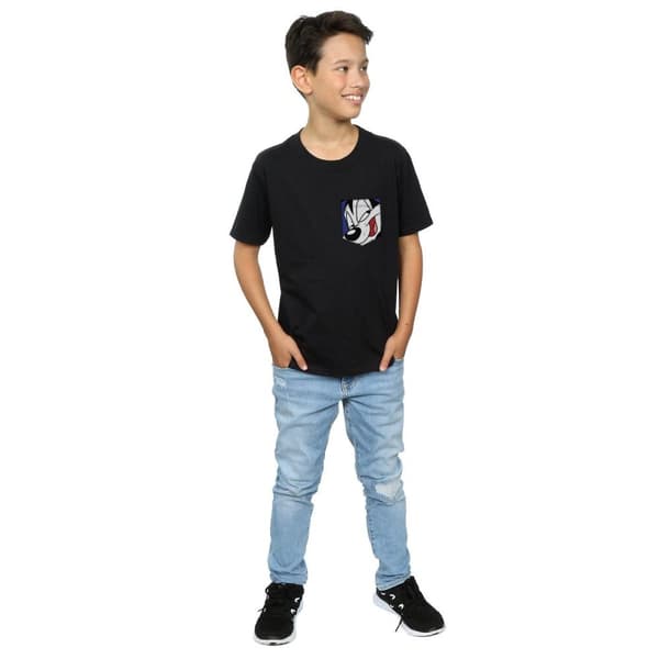 Looney Tunes Pojkar - Pepe Le Pew Face T-shirt med fuskficka