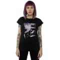 Miniatyrbild 2 av 3: Disney Dam/Tjej Frozen Ice Kingdom Silhouette Bomulls-T-shirt