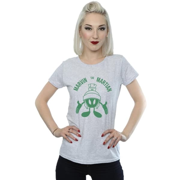 Looney Tunes Womens/Ladies Marvin The Martian Large Head Cotton T-Shirt