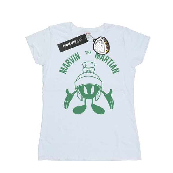 Looney Tunes Womens/Ladies Marvin The Martian Large Head Cotton T-Shirt