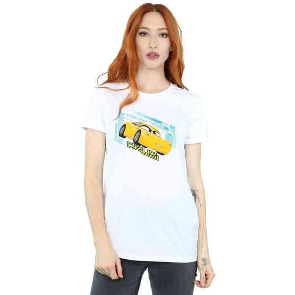 Disney Womens/Ladies Cars Cruz Ramirez Cotton Boyfriend T-Shirt