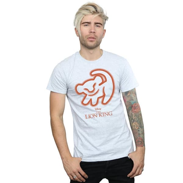 Disney T-shirt med grottmålning från Lejonkungen för herrar