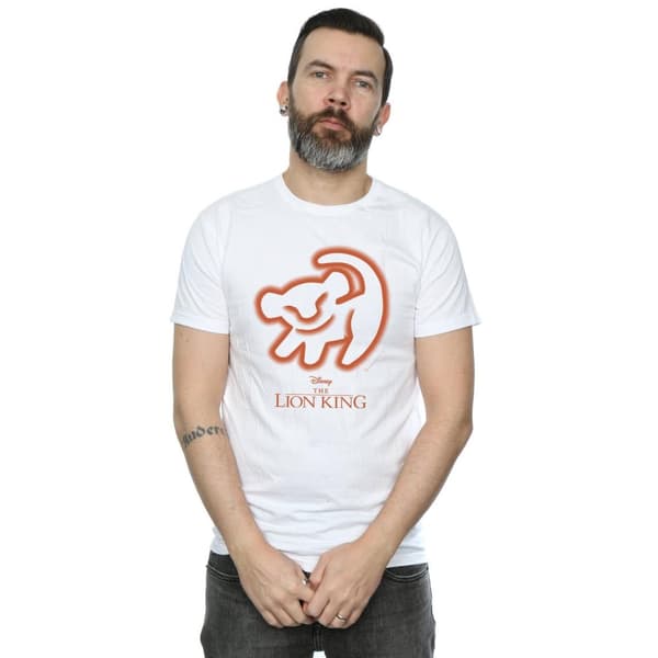 Disney T-shirt med grottmålning från Lejonkungen för herrar