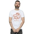 Miniatyrbild 2 av 3: Disney T-shirt med grottmålning från Lejonkungen för herrar
