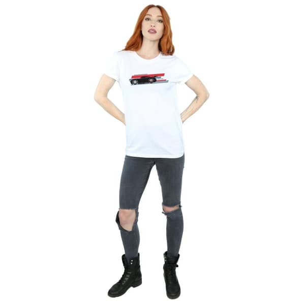 Disney Womens/Ladies Cars Jackson Storm Stripes Cotton Boyfriend T-Shirt