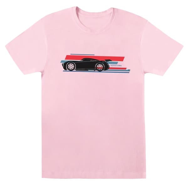 Disney Womens/Ladies Cars Jackson Storm Stripes Cotton Boyfriend T-Shirt