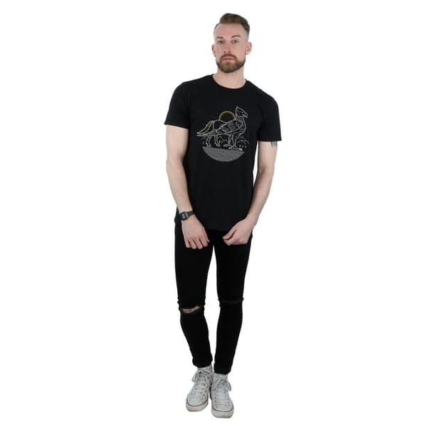 Harry Potter Mens Buckbeak Line Art T-Shirt