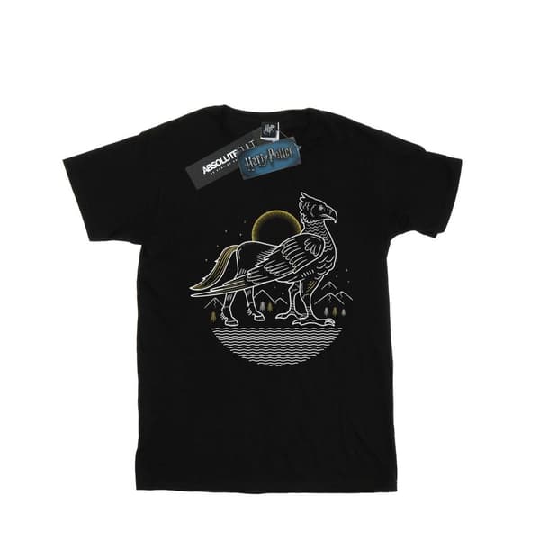 Harry Potter Mens Buckbeak Line Art T-Shirt