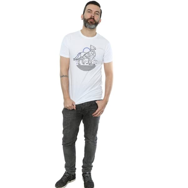 Harry Potter Mens Buckbeak Line Art T-Shirt
