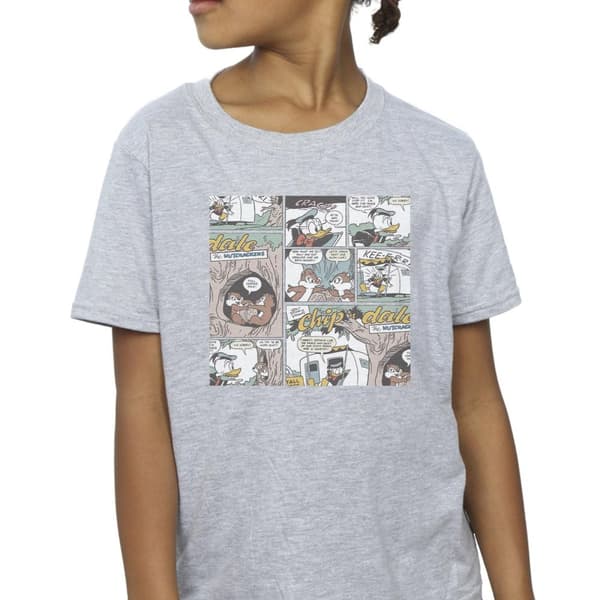 Disney T-shirt i bomull med Chip ´n Dale-teckningar för flickor