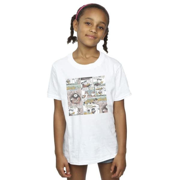 Disney T-shirt i bomull med Chip ´n Dale-teckningar för flickor