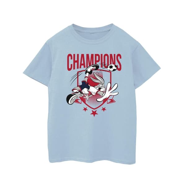 Looney Tunes Girls Bugs Bunny Champions Cotton T-Shirt