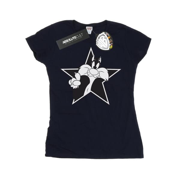 Looney Tunes Dam/Lady Sylvester Mono Star - T-shirt i bomull