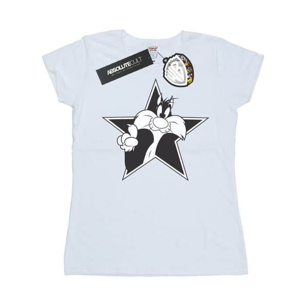 Looney Tunes Dam/Lady Sylvester Mono Star - T-shirt i bomull